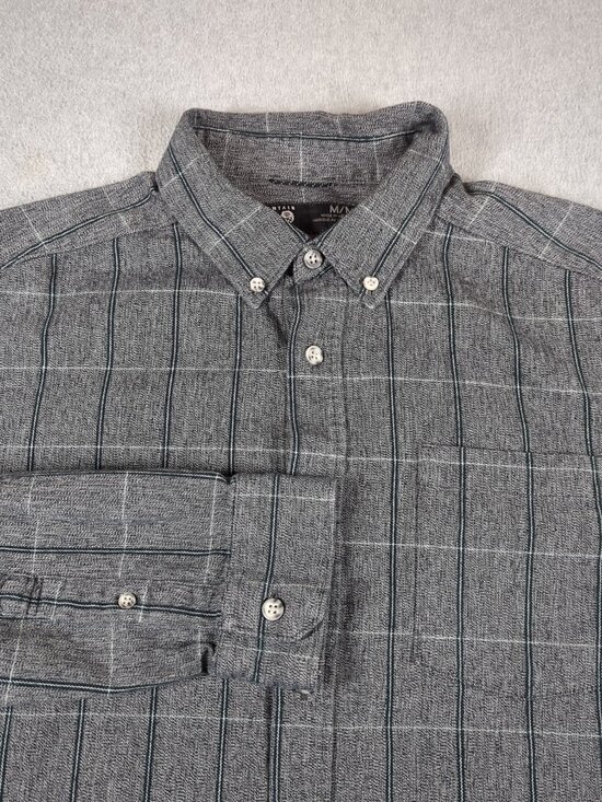 Mountain Hardwear Other - Mountain Hardwear Shirt Men's Medium Gray Plaid Long Sleeve Hiking Camping